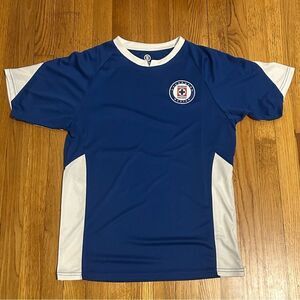 Cruz Azul FC Men’s Soccer Training Jersey Blue Size Medium